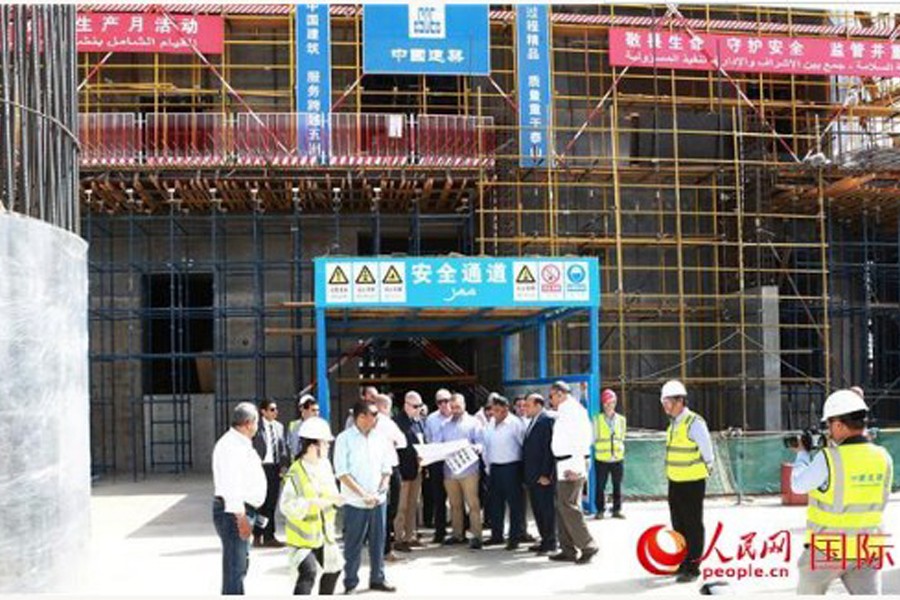 The Prime Minister of Egypt visited the new capital CBD project of China Enterprises for the third time in 2019